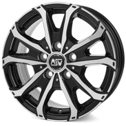 Диски MSW 48 VAN (Max Load: 1300 kg) Gloss Black Full Polished 5x130 ET-68 Ширина-7.0 Диаметр-17 Центр-78.1