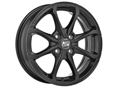 Диски MSW X4 MATT BLACK 4x100 ET-42 Ширина-5.5 Диаметр-15 Центр-60.1