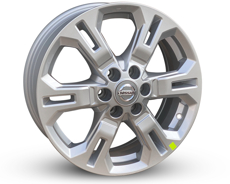 Диски Nissan Navara D23 Original 403005JU1A  Silver 6x114.3 ET-45 Ширина-7.0 Диаметр-17 Центр-66.1