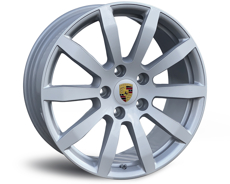 Диски Porsche Cayene S original Front wz 39018 (9Y0-601-025-B) With TPMS (Front + Rear only)  Silver 5x130 ET-47 Ширина-8.5 Диаметр-19 Центр-71.6