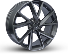 Диски S002 Gunmetal Machuned Face GMF 5x112 ET-45 Ширина-8.0 Диаметр-19 Центр-57.1