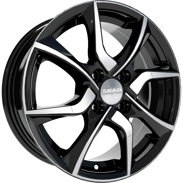 Диски Skad Tulon Black polished 4x108 ET-23 Ширина-6.0 Диаметр-15 Центр-65.1