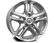 Диски Toyota OEM 4261160680, 4261160A10 Repainted (holes for Flat Seat bolts) Silver 5x150 ET-60 Ширина-8.5 Диаметр-20 Центр-110.1
