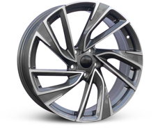 Диски W017 (W020)  Gun Metal Mashined Face (GMF) 5x112 ET-45 Ширина-8.0 Диаметр-19 Центр-57.1