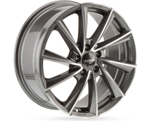 Диски Wheelworld WH32 +  Dark Grey Front Polished 5x108 ET-50 Ширина-6.5 Диаметр-16 Центр-63.4