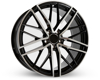 564 MERC (Front + Rear only) Black Machined Face BMF 5x112 ET-45 Ширина-9.5 Диаметр-19 Центр-66.6