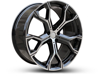 B053  Black Machine Face BMF 5x112 ET-43 Ширина-10.5 Диаметр-22 Центр-66.56