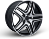 BK206 (BY157) Gloss Black Polished 5x112 ET-46 Ширина-10.0 Диаметр-21 Центр-66.6