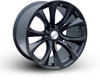 BK5736 (Max Load 815 kg) (Front + Rear only) Matt Black  5x120 ET-35 Ширина-10.0 Диаметр-20 Центр-74.1