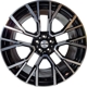 BK5769 (Max Load 850 kg) Glossy Black Polished 5x112 ET-30 Ширина-9.0 Диаметр-20 Центр-66.6