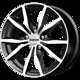 Carwel Bekan Black Polished 5x114.3 ET-45 Ширина-6.5 Диаметр-15 Центр-67.1