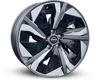 DEMO NISSAN JUKE AERO SILVER ALLOY WHEEL 6PA4A DICASTAL CONUS seat NO TPMS With Genuine Nissan COVER-DISC WHEEL 40315-3HN0C (40315MA) With Genuine Nissan CENTER CAP 403425MA1A/403426XL1A  5x114.3 ET-35 Ширина-7.5 Диаметр-19 Центр-66.1