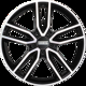 Fondmetal Koros Black Pol 5x112 ET-43 Ширина-6.5 Диаметр-16 Центр-57.1