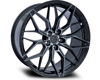 Japan Racing JR46 FlowForm conical seat 60 JR462095F25X2072BMTF (Max Load 850kg) Black Machined w/Tinted Face 5x112 ET-40 Ширина-9.5 Диаметр-20 Центр-72.6