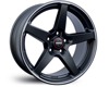 Momo Five (Max Load: 700 kg) Matt Black Polished 5x112 ET-42 Ширина-8.0 Диаметр-17 Центр-72.3