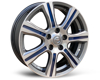 Nissan Leaf ZE1 Original KE4095SH30DS  Gun Metal Polished Blue Spokes Inside 5x114.3 ET-45 Ширина-6.5 Диаметр-17 Центр-66.1