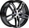 Skad Geneva Mat Black Polished 5x114.3 ET-38 Ширина-7.0 Диаметр-18 Центр-67.1