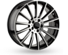 T466 MERC (Front + Rear only) Black Machined Face (BMF) 5x112 ET-45 Ширина-8.5 Диаметр-20 Центр-66.6