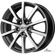 Диски iFree Big Byz Black-Jack 5x114.3 ET-45 Ширина-7.0 Диаметр-17 Центр-67.1