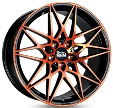 Диски MAMB2 BLACK FRONT ORANGE 5x120 ET-35 Ширина-8.5 Диаметр-19 Центр-72.6